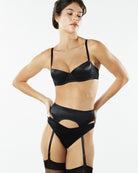 Iris Suspender Belt by Journelle