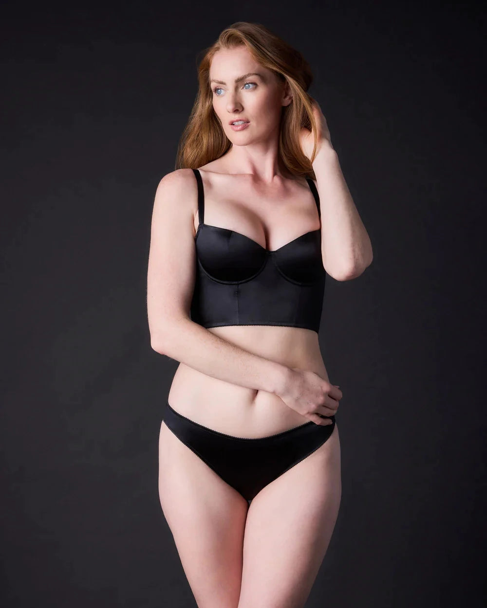 Iris Underwire Crop Bustier by Journelle