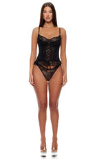 Layer of Seduction Layered Lace Bustier Set by Forplay