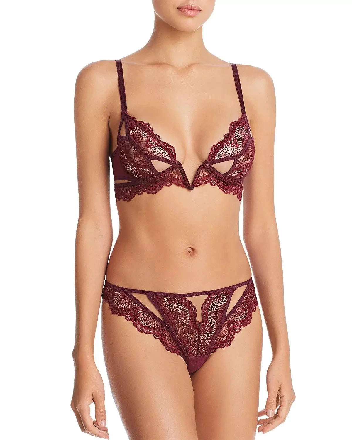Kane Cut Out V Wire Bra by Thistle and Spire