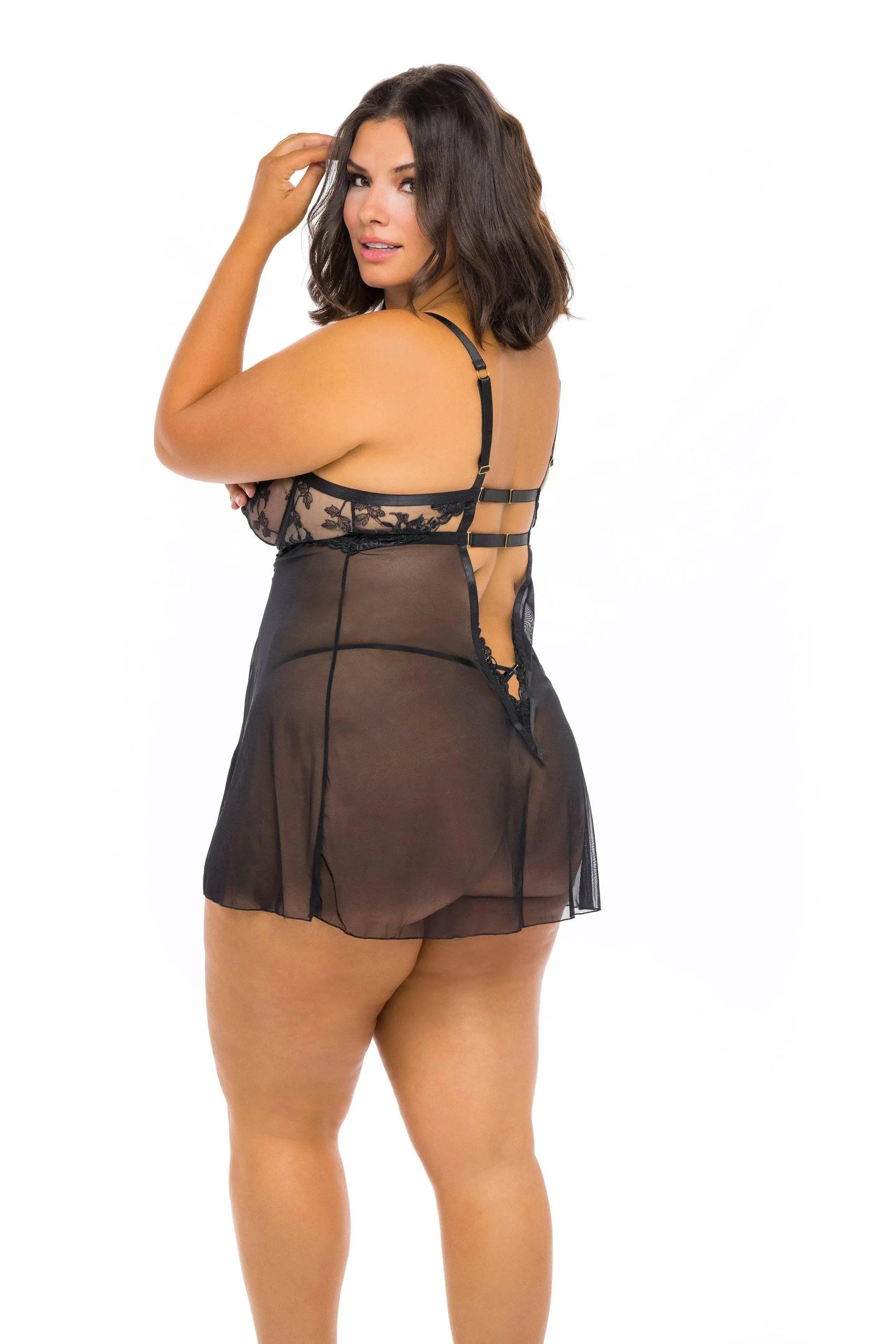 Kira Embroidered Babydoll by Oh La La Cheri