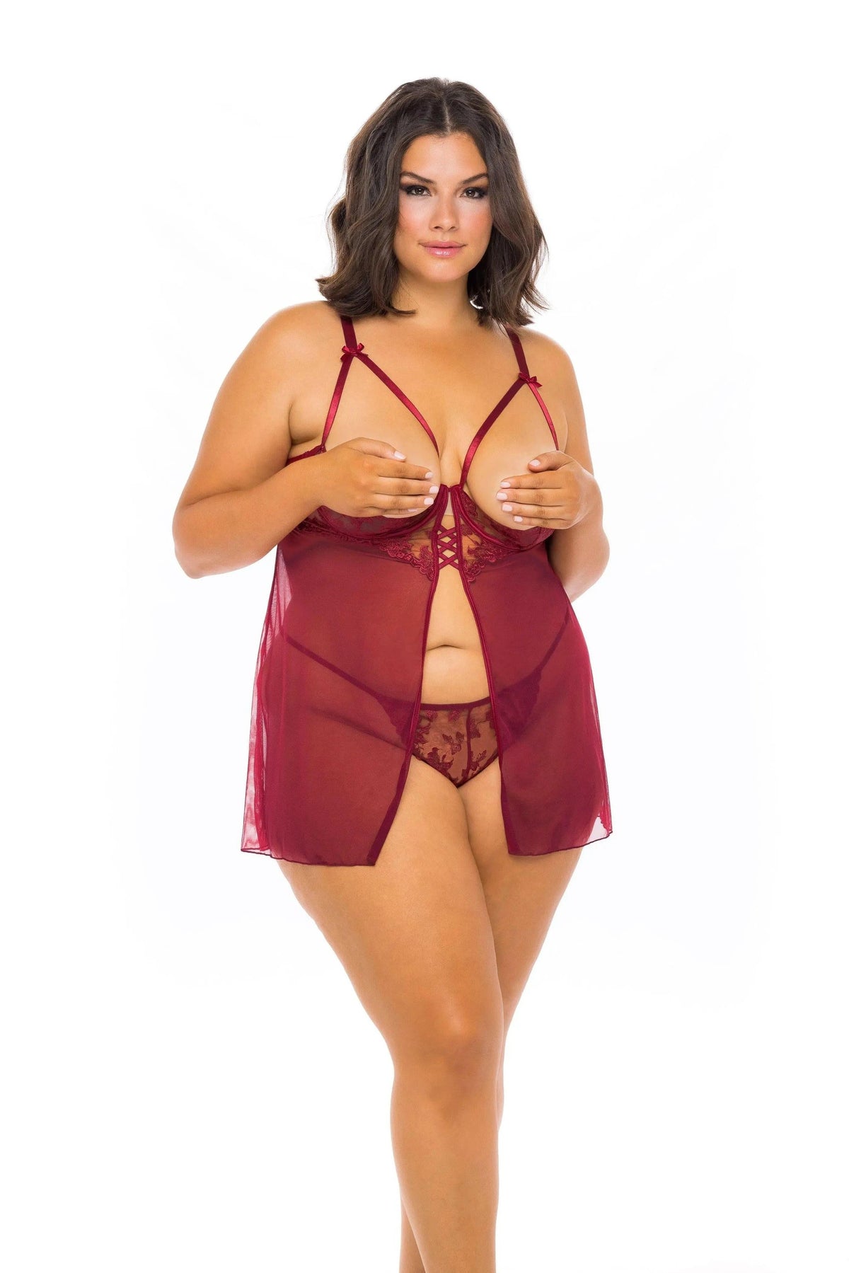 Kira Embroidered Babydoll by Oh La La Cheri