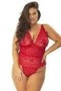 Lunette All Over Lace Teddy by Oh La La Cheri