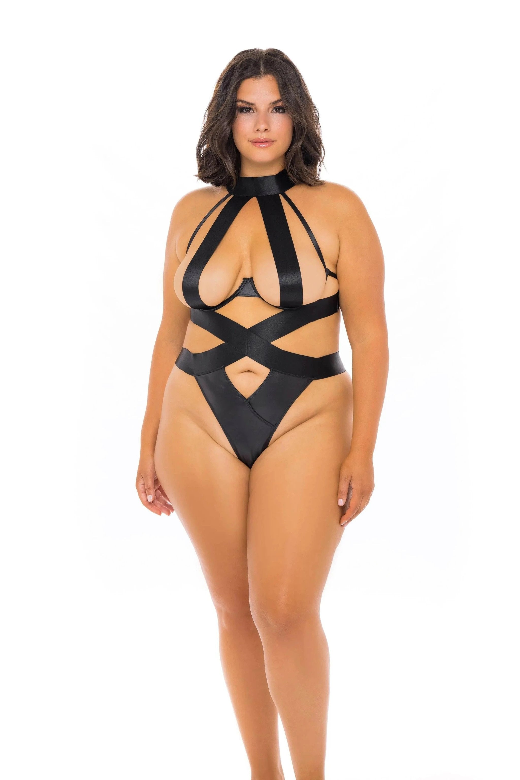 Lydie Vegan Leather Teddy by Oh La La Cheri