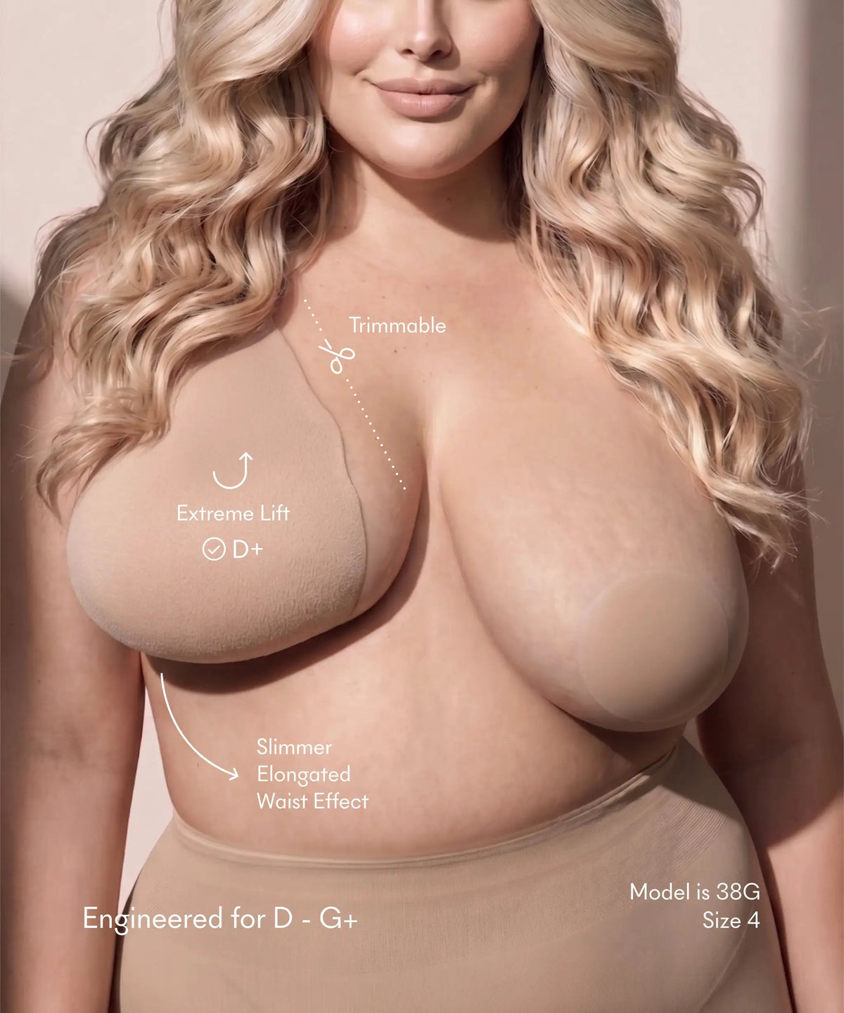 Game Changer Lift & Shape Adhesive Bra - 4 Pack by Nood