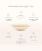 Non-Adhesive Grippies No-Show Nipple Covers by Nood