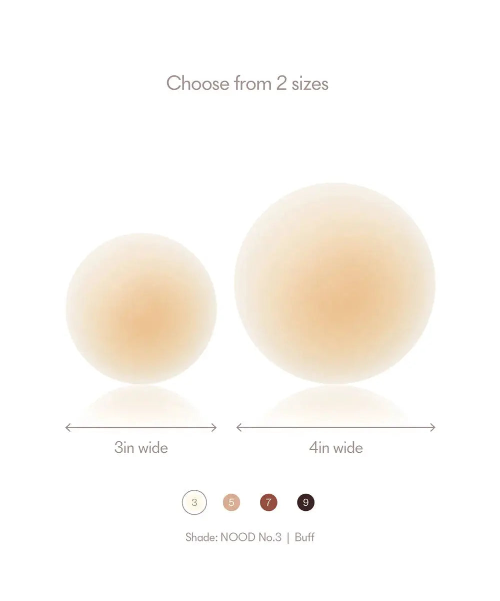 Non-Adhesive Grippies No-Show Nipple Covers by Nood
