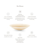 No-Show Adhesive Round Nipple Covers by Nood