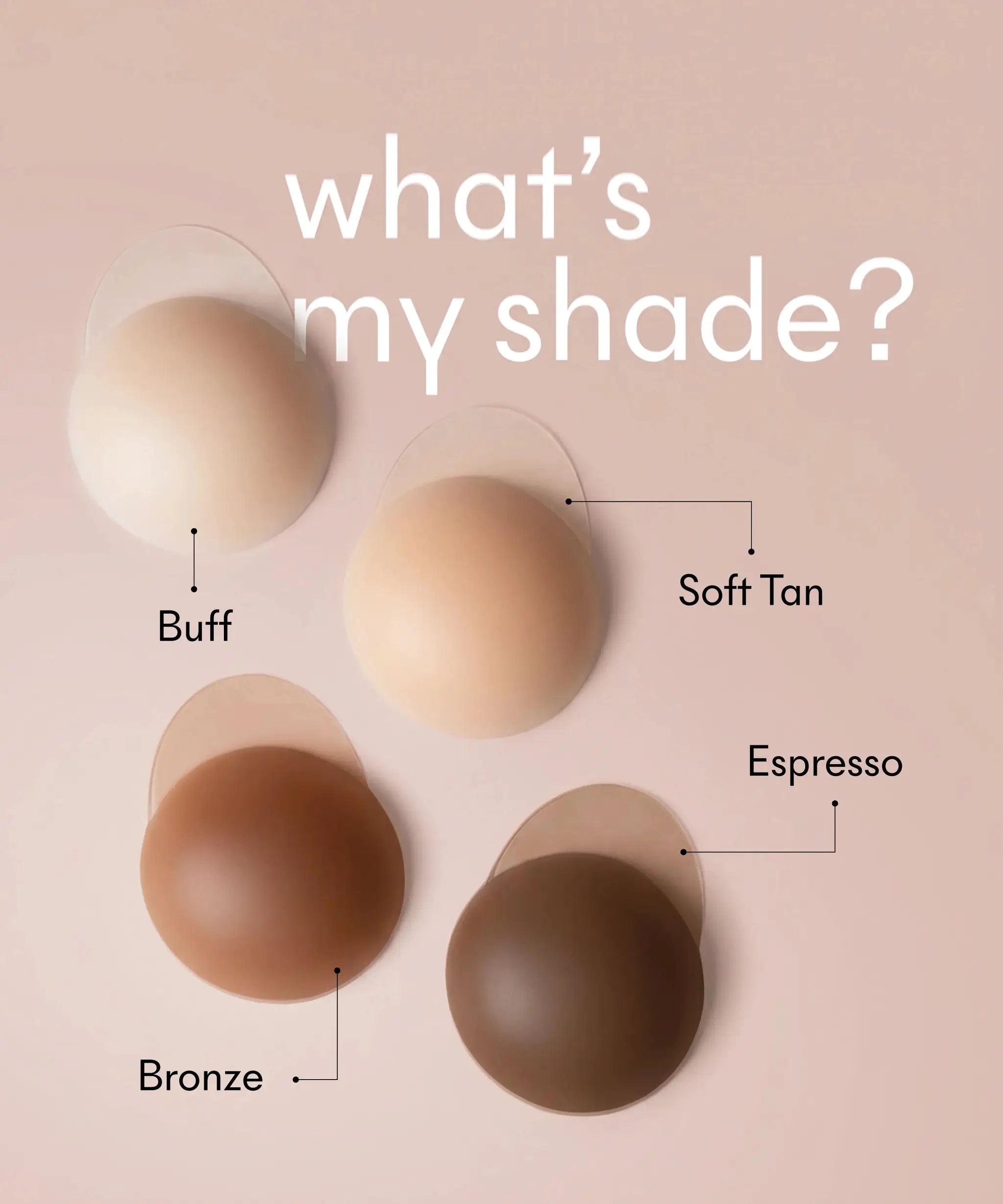 No-Show Adhesive Round Nipple Covers by Nood