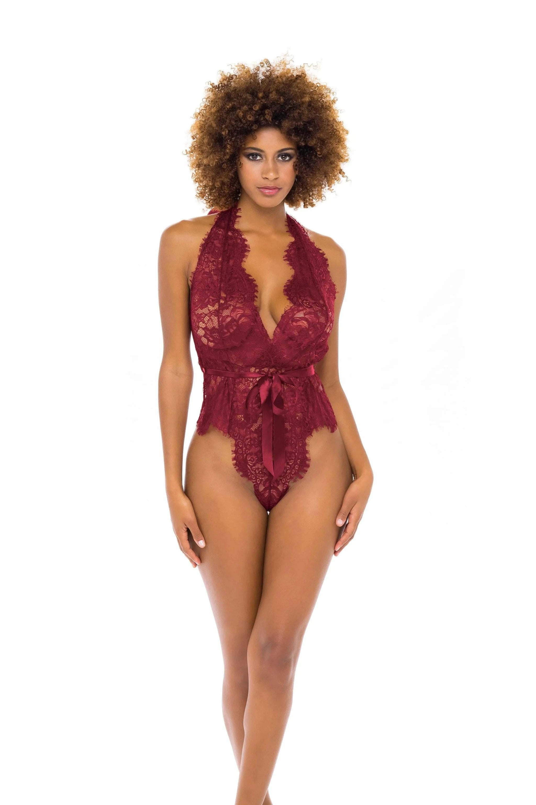 Naomi Eyelash Lace Teddy by Oh La La Cheri