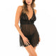 Nora Floral Lace and Mesh Babydoll by Oh La La Cheri