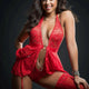 O-Ring Babydoll Set by G World Collection