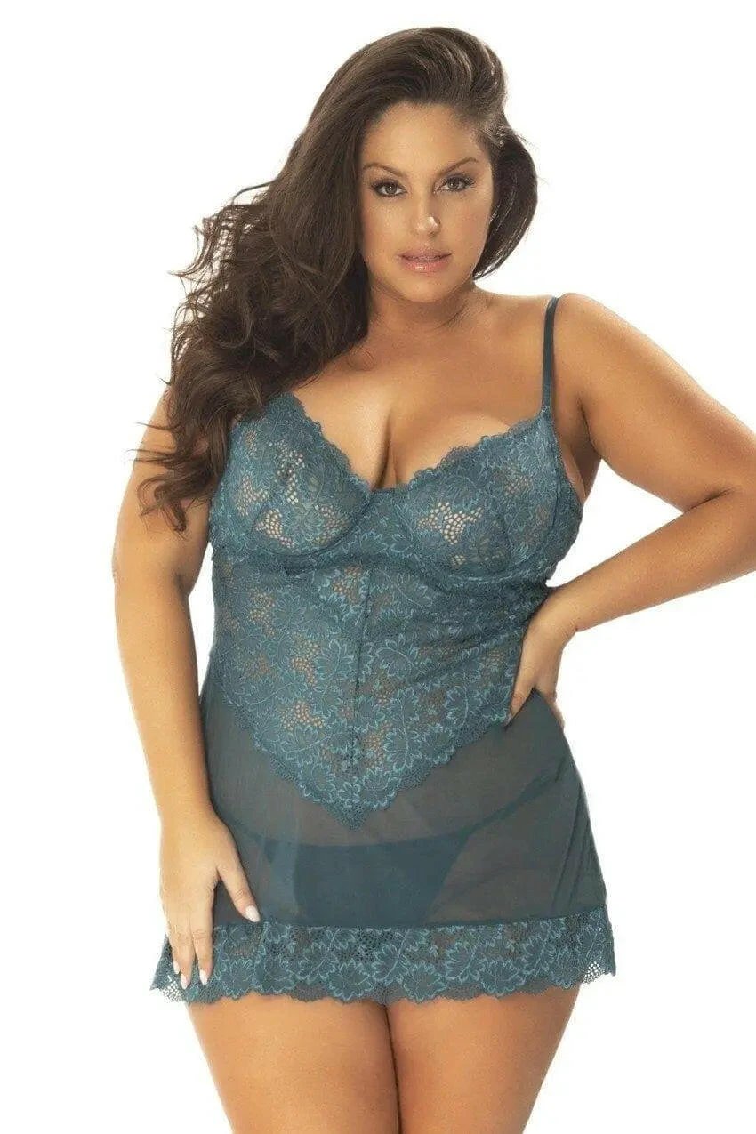 Page Underwire All Lace Babydoll by Oh La La Cheri