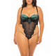 Paulette Embroidered Teddy by Oh La La Cheri