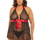 Penelope Soft Cup Mesh Babydoll by Oh La La Cheri