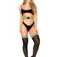 Rainbow Mesh Thigh Highs by Mapalé