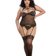 Scalloped Bustier 2 Piece Set by Dreamgirl