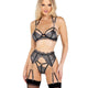 Sparkle Chain Garter Belt Set by Roma Confidential