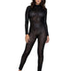 Wild Stripe Catsuit by Roma Confidential