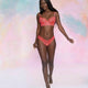 Zig-Zag Elastic and Scalloped 2 Piece Set by Dreamgirl