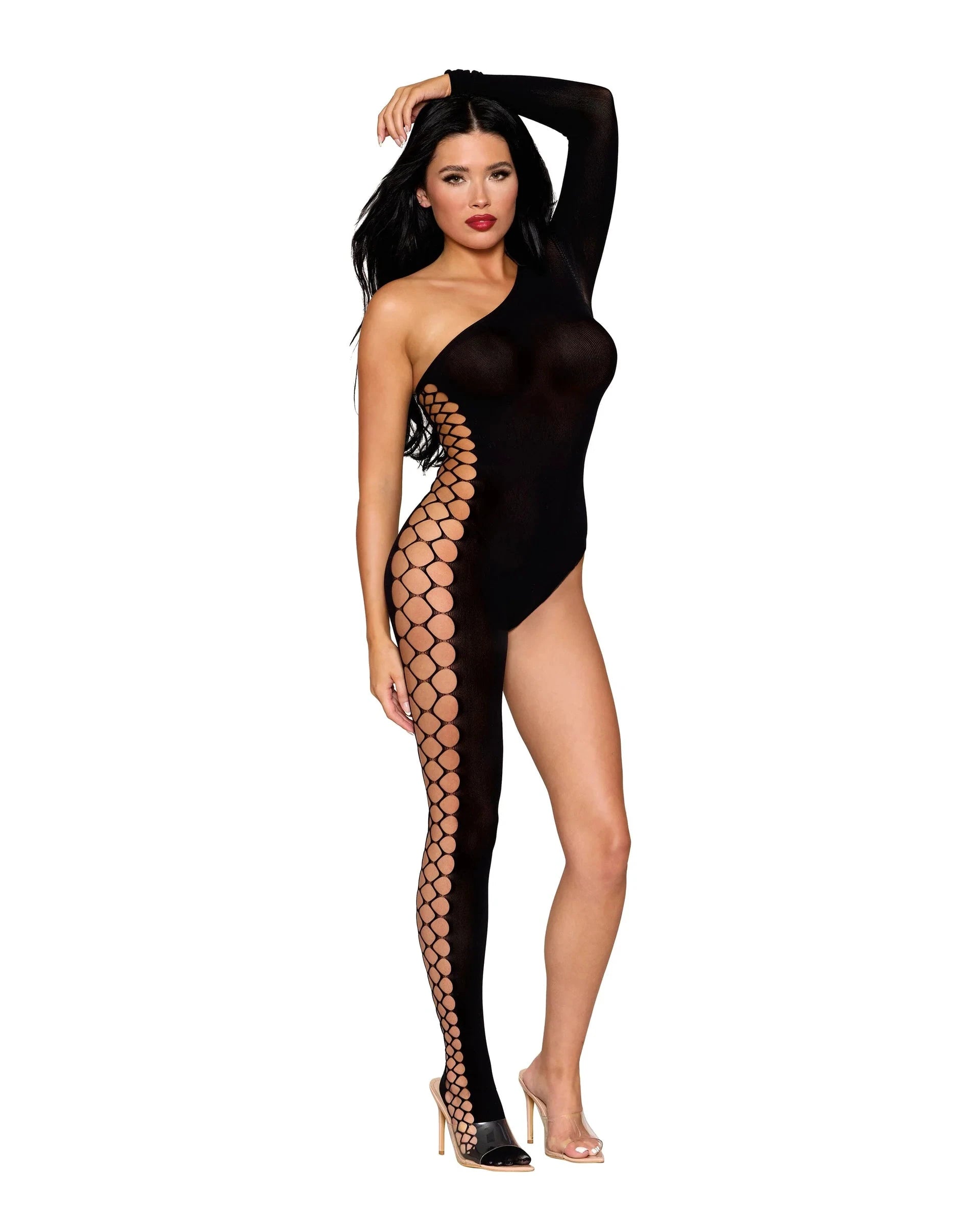 Black Mermaid Bodystocking by Dreamgirl