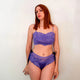Hydrangea Lace Stretch Bralette Set by Carol Coelho Intimates