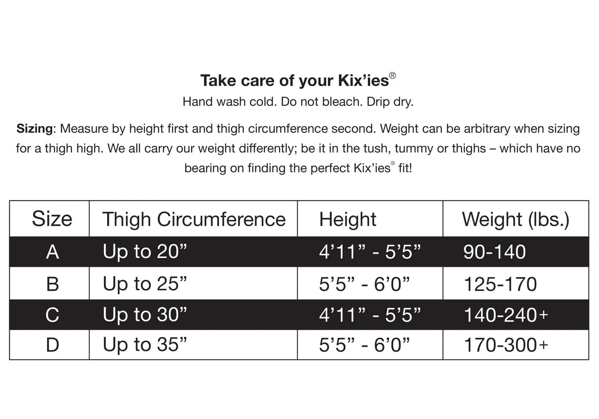 Vanessa Beige Back Seam Sheer Thigh Highs by Kix'ies