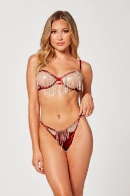 Dripping Rhinestones 2 Piece Set by Seven 'Til Midnight