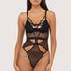 Erin Black Micro Fishnet Body by Wolf & Whistle